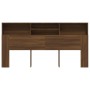 Armario cabecero marrón roble 200x19x103,5 cm de vidaXL, Cabeceros y pies de cama - Ref: Foro24-817260, Precio: 89,29 €, Desc...