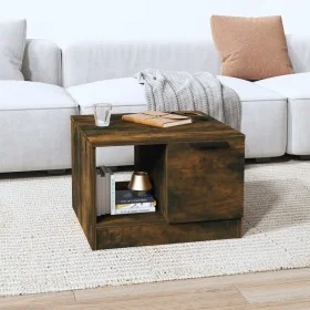 Mesa de centro madera contrachapada roble ahumado 50x50x36 cm de vidaXL, Mesas de centro - Ref: Foro24-817075, Precio: 40,56 ...