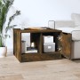Mesa de centro madera contrachapada roble ahumado 50x50x36 cm de vidaXL, Mesas de centro - Ref: Foro24-817075, Precio: 40,96 ...