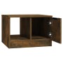 Mesa de centro madera contrachapada roble ahumado 50x50x36 cm de vidaXL, Mesas de centro - Ref: Foro24-817075, Precio: 40,96 ...