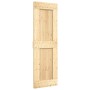 Puerta corredera con herrajes madera maciza de pino 70x210 cm en Puertas | Comprar online en Foru.es