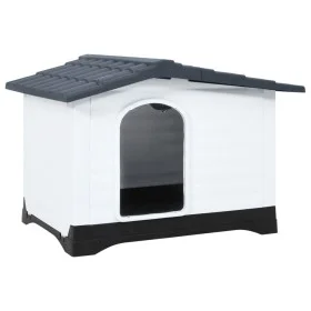 Caseta para perros polipropileno gris 90,5x68x66 cm de vidaXL, Casetas para perros - Ref: Foro24-152230, Precio: 141,88 €, De...