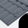 Caseta para perros polipropileno gris 90,5x68x66 cm de vidaXL, Casetas para perros - Ref: Foro24-152230, Precio: 126,76 €, De...