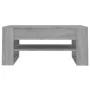 Mesa de centro madera contrachapada gris Sonoma 102x55x45 cm de vidaXL, Mesas de centro - Ref: Foro24-816929, Precio: 68,26 €...