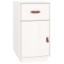 Armario de escritorio madera maciza de pino blanco 40x50x75 cm de vidaXL, Taquillas y armarios de almacenamiento - Ref: Foro2...