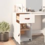 Armario de escritorio madera maciza de pino blanco 40x50x75 cm de vidaXL, Taquillas y armarios de almacenamiento - Ref: Foro2...