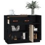 Aparador de madera maciza de pino negro 98,5x40x75 cm de vidaXL, Aparadores - Ref: Foro24-820141, Precio: 149,86 €, Descuento: %