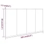 Kopfteil aus geräuchertem Eichensperrholz, 160 x 1,5 x 80 cm von vidaXL, Kopf- und Fußteile - Ref: Foro24-816973, Preis: 66,5...