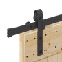 Puerta corredera con herrajes madera maciza de pino 80x210 cm en Puertas | Comprar online en Foru.es
