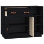 Aparador de madera maciza de pino negro 98,5x40x75 cm de vidaXL, Aparadores - Ref: Foro24-820141, Precio: 149,86 €, Descuento: %