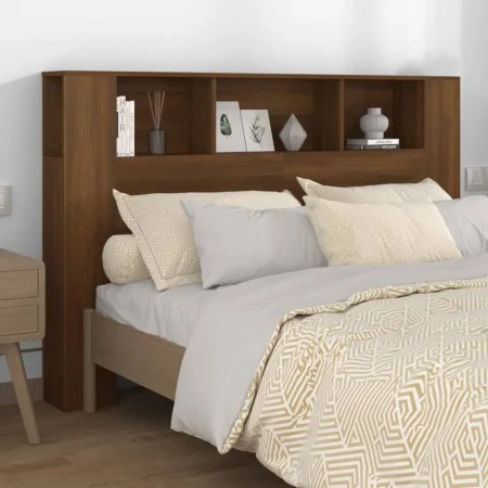 Mueble cabecero color roble marrón 160x18,5x104,5 cm de vidaXL, Cabeceros y pies de cama - Ref: Foro24-817275, Precio: 71,21 ...