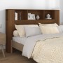 Mueble cabecero color roble marrón 160x18,5x104,5 cm de vidaXL, Cabeceros y pies de cama - Ref: Foro24-817275, Precio: 75,63 ...