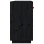 Aparador de madera maciza de pino negro 98,5x40x75 cm de vidaXL, Aparadores - Ref: Foro24-820141, Precio: 149,86 €, Descuento: %