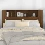 Mueble cabecero color roble marrón 160x18,5x104,5 cm de vidaXL, Cabeceros y pies de cama - Ref: Foro24-817275, Precio: 71,21 ...