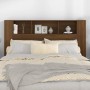 Mueble cabecero color roble marrón 160x18,5x104,5 cm de vidaXL, Cabeceros y pies de cama - Ref: Foro24-817275, Precio: 75,63 ...