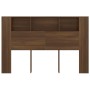 Mueble cabecero color roble marrón 160x18,5x104,5 cm de vidaXL, Cabeceros y pies de cama - Ref: Foro24-817275, Precio: 75,63 ...