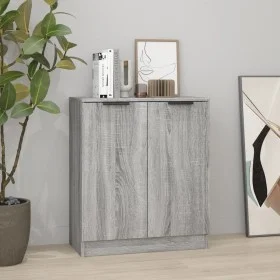Aparador de madera contrachapada gris Sonoma 60x30x70 cm de vidaXL, Aparadores - Ref: Foro24-816983, Precio: 71,03 €, Descuen...