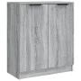 Aparador de madera contrachapada gris Sonoma 60x30x70 cm de vidaXL, Aparadores - Ref: Foro24-816983, Precio: 71,03 €, Descuen...