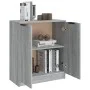 Aparador de madera contrachapada gris Sonoma 60x30x70 cm de vidaXL, Aparadores - Ref: Foro24-816983, Precio: 71,03 €, Descuen...