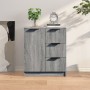 Aparador de madera contrachapada gris Sonoma 60x30x70 cm de vidaXL, Aparadores - Ref: Foro24-816989, Precio: 82,29 €, Descuen...