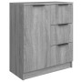 Aparador de madera contrachapada gris Sonoma 60x30x70 cm de vidaXL, Aparadores - Ref: Foro24-816989, Precio: 82,29 €, Descuen...