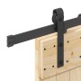 Puerta corredera con herrajes madera maciza de pino 90x210 cm en Puertas | Comprar online en Foru.es