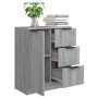 Aparador de madera contrachapada gris Sonoma 60x30x70 cm de vidaXL, Aparadores - Ref: Foro24-816989, Precio: 82,29 €, Descuen...