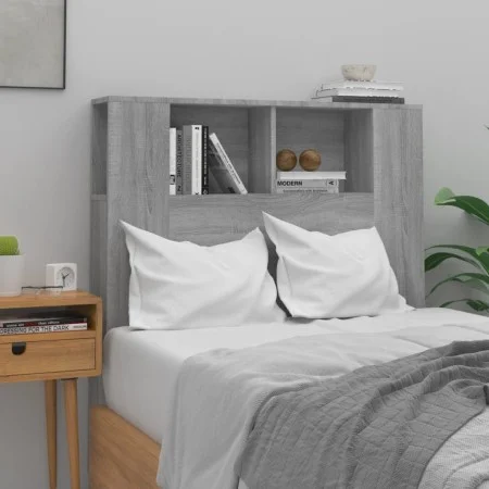 Mueble cabecero gris Sonoma 100x18,5x104,5 cm de vidaXL, Cabeceros y pies de cama - Ref: Foro24-817265, Precio: 49,92 €, Desc...