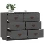 Sideboard aus massivem Kiefernholz grau 100x40x75 cm von vidaXL, Sideboards - Ref: Foro24-820144, Preis: 190,28 €, Rabatt: %