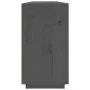 Aparador de madera maciza de pino gris 100x40x75 cm de vidaXL, Aparadores - Ref: Foro24-820144, Precio: 190,28 €, Descuento: %