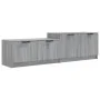 Mueble de TV madera contrachapada gris Sonoma 158,5x36x45 cm de vidaXL, Muebles TV - Ref: Foro24-817124, Precio: 72,76 €, Des...