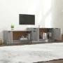 Mueble de TV madera contrachapada gris Sonoma 158,5x36x45 cm de vidaXL, Muebles TV - Ref: Foro24-817124, Precio: 72,76 €, Des...