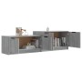 Mueble de TV madera contrachapada gris Sonoma 158,5x36x45 cm de vidaXL, Muebles TV - Ref: Foro24-817124, Precio: 73,50 €, Des...