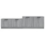 Mueble de TV madera contrachapada gris Sonoma 158,5x36x45 cm de vidaXL, Muebles TV - Ref: Foro24-817124, Precio: 73,50 €, Des...