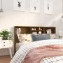 Smoked oak headboard furniture 180x19x103.5 cm by vidaXL, Headboards and footboards - Ref: Foro24-817255, Price: 65,65 €, Dis...