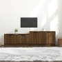 Mueble de TV madera contrachapada roble marrón 158,5x36x45 cm de vidaXL, Muebles TV - Ref: Foro24-817125, Precio: 74,29 €, De...