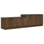 Mueble de TV madera contrachapada roble marrón 158,5x36x45 cm de vidaXL, Muebles TV - Ref: Foro24-817125, Precio: 74,29 €, De...