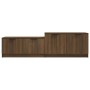 Mueble de TV madera contrachapada roble marrón 158,5x36x45 cm de vidaXL, Muebles TV - Ref: Foro24-817125, Precio: 74,29 €, De...