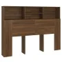 Mueble cabecero color roble marrón 140x19x103,5 cm de vidaXL, Cabeceros y pies de cama - Ref: Foro24-817251, Precio: 80,65 €,...