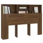 Mueble cabecero color roble marrón 140x19x103,5 cm de vidaXL, Cabeceros y pies de cama - Ref: Foro24-817251, Precio: 80,65 €,...