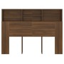 Mueble cabecero color roble marrón 140x19x103,5 cm de vidaXL, Cabeceros y pies de cama - Ref: Foro24-817251, Precio: 81,37 €,...