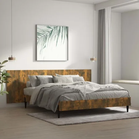 Wandkopfteil aus geräuchertem Eichensperrholz, 240 x 1,5 x 80 cm von vidaXL, Kopf- und Fußteile - Ref: Foro24-816979, Preis: ...