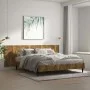 Wandkopfteil aus geräuchertem Eichensperrholz, 240 x 1,5 x 80 cm von vidaXL, Kopf- und Fußteile - Ref: Foro24-816979, Preis: ...