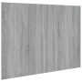 Cabecero de cama madera contrachapada gris Sonoma 120x1,5x80 cm de vidaXL, Cabeceros y pies de cama - Ref: Foro24-816971, Pre...
