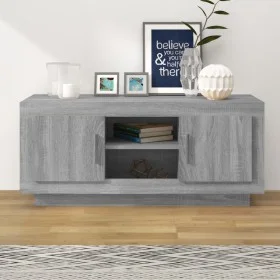 Mueble para TV madera contrachapada gris Sonoma 102x35x45 cm de vidaXL, Muebles TV - Ref: Foro24-817226, Precio: 77,32 €, Des...