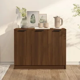 Anrichte aus eichenbraunem Sperrholz 90,5x30x70 cm von vidaXL, Sideboards - Ref: Foro24-817026, Preis: 84,63 €, Rabatt: %