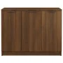 Aparador madera contrachapada color roble marrón 90,5x30x70 cm de vidaXL, Aparadores - Ref: Foro24-817026, Precio: 84,63 €, D...