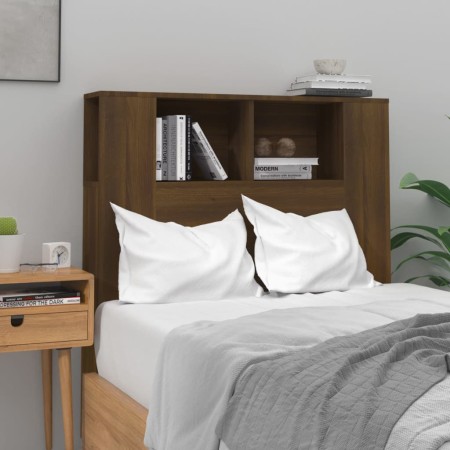 Armario cabecero marrón roble 100x18,5x104,5 cm de vidaXL, Cabeceros y pies de cama - Ref: Foro24-817266, Precio: 77,44 €, De...