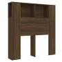 Oak brown headboard cabinet 100x18.5x104.5 cm by vidaXL, Headboards and footboards - Ref: Foro24-817266, Price: 75,95 €, Disc...