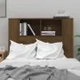 Armario cabecero marrón roble 100x18,5x104,5 cm de vidaXL, Cabeceros y pies de cama - Ref: Foro24-817266, Precio: 75,95 €, De...